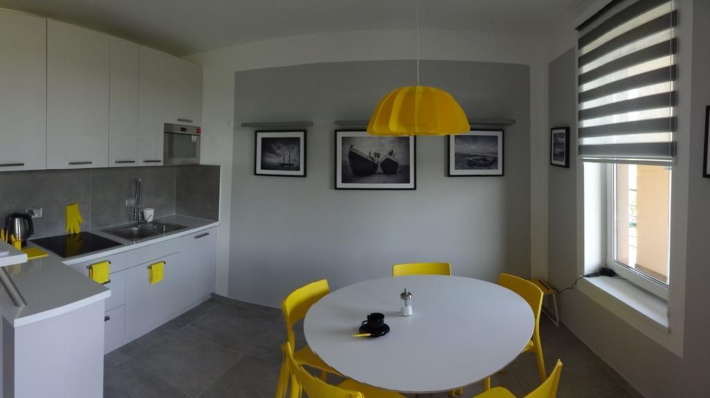 Bajkowa Plaza - Amber Apartman Gdańsk Kültér fotó