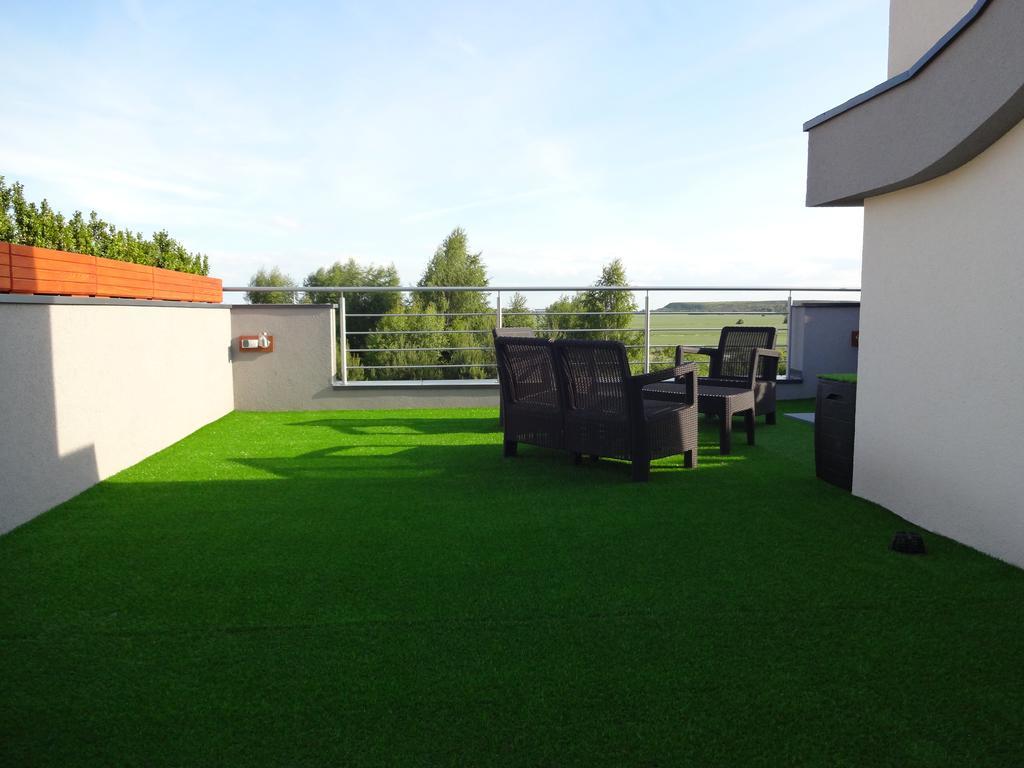 Bajkowa Plaza - Amber Apartman Gdańsk Kültér fotó
