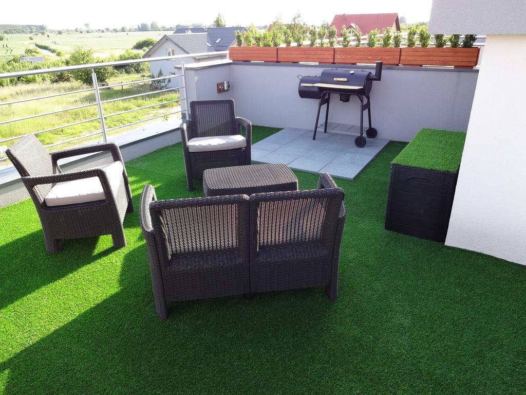 Bajkowa Plaza - Amber Apartman Gdańsk Kültér fotó